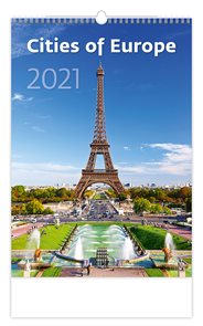 Kalendář nástěnný 2021 - Cities of Europe
