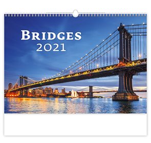 Kalendář nástěnný 2021 - Bridges