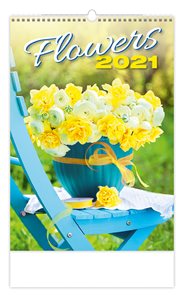 Kalendář nástěnný 2021 - Flowers