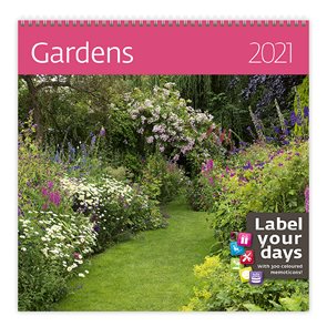Kalendář nástěnný 2021 Label your days - Gardens