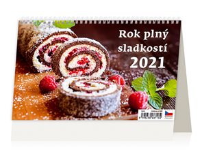 Kalendář stolní 2021 - Rok plný sladkostí