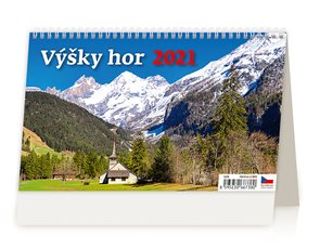 Kalendář stolní 2021 - Výšky hor