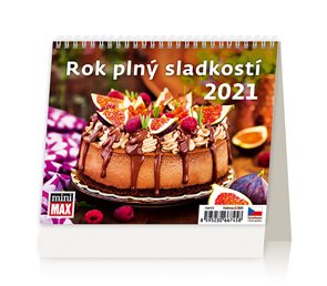 Kalendář stolní 2021 - MiniMax Rok plný sladkostí
