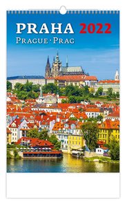 Kalendář nástěnný 2022 - Praha/Prague/Prag