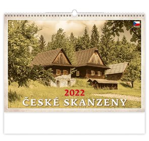 Kalendář nástěnný 2022 - České skanzeny