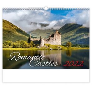 Kalendář nástěnný 2022 - Romantic Castles