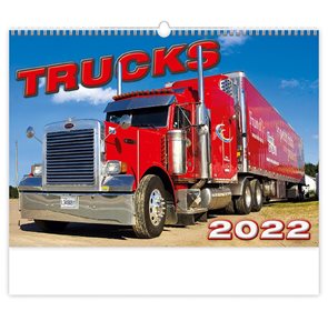 Kalendář nástěnný 2022 - Trucks