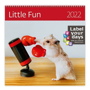 Kalendář nástěnný 2022 Label your days - Little Fun