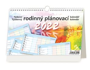 Kalendář stolní 2022 - Týdenní rodinný plánovací