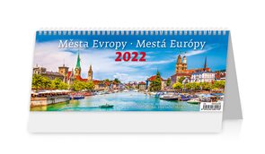 Kalendář stolní 2022 - Města Evropy/Mestá Európy
