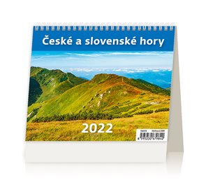 Kalendář stolní 2022 - MiniMax České a slovenské hory