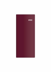 Diář 2022 kapesní - Torino měsíční - bordó/bordeaux red
