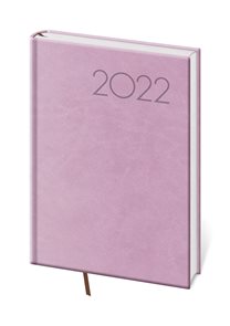 Diář 2022 týdenní A5 Print - růžová