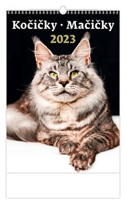 Kalendář nástěnný 2023 - Kočičky/Mačičky