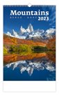 Kalendář nástěnný 2023 - Mountains/Berge/Hory