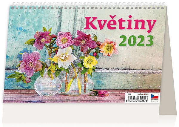 Kalendář stolní 2023 - Květiny