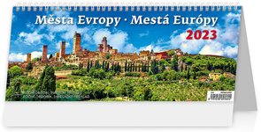 Kalendář stolní 2023 - Města Evropy/Mestá Európy