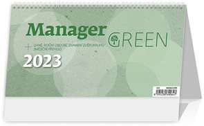Kalendář stolní 2023 - Manager Green