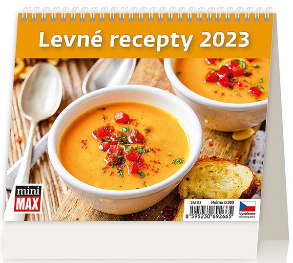 Kalendář stolní 2023 - MiniMax Levné recepty - 17,1 x 13,9 cm