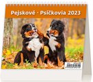 Kalendář stolní 2023 - MiniMax Pejskové/Psíčkovia