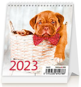Kalendář stolní 2023 - Mini Puppies