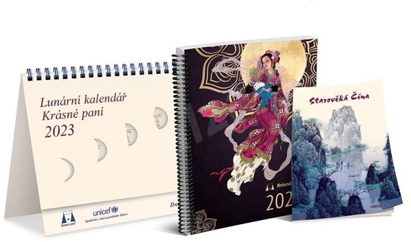 Lunární kalendář Krásné paní s publikací