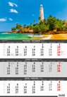 Kalendář nástěnný 2024 - Pobřeží  – 3měsíční/Pobrežie – 3mesačné