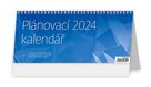 Kalendář stolní 2024 - Plánovací kalendář MODRÝ