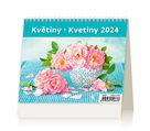 Kalendář stolní 2024 - MiniMax Květiny/Kvetiny