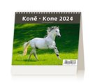Kalendář stolní 2024 - MiniMax Koně/Kone