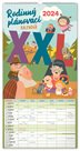 Rodinný plánovací kalendář 2024 nástěnný XXL