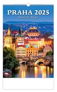 Kalendář nástěnný 2025 - Praha/Prague/Prag