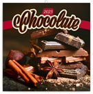 Kalendář nástěnný 2023 poznámkový, 30 × 30 cm - Čokoláda, voňavý