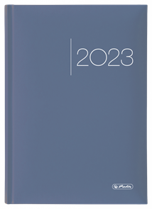 Herlitz Diář 2023 A5 denní - šedý