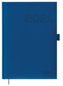 Herlitz Diář 2024 A5 denní - modrý
