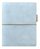 Filofax Kroužkový diář 2022 Domino Soft kapesní - pastelově modrý