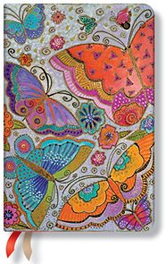 Paperblanks Di&#225;ř 2016 Flutterbyes Mini t&#253;denn&#237; horizont&#225;ln&#237;