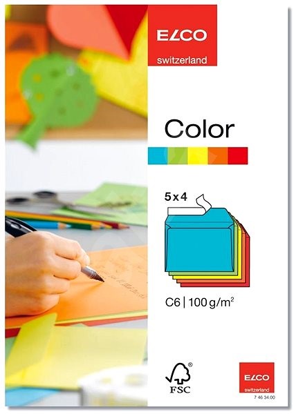 Levně Obálky ELCO Color C6 20 ks mix barev