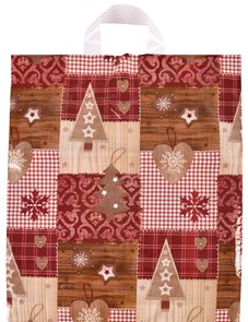 Stil Igelitová taška 40 × 46 cm - Vánoční dekorace