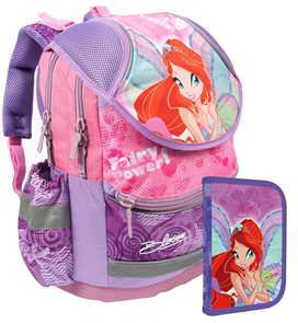 Školní batoh PLUS + penál - Winx