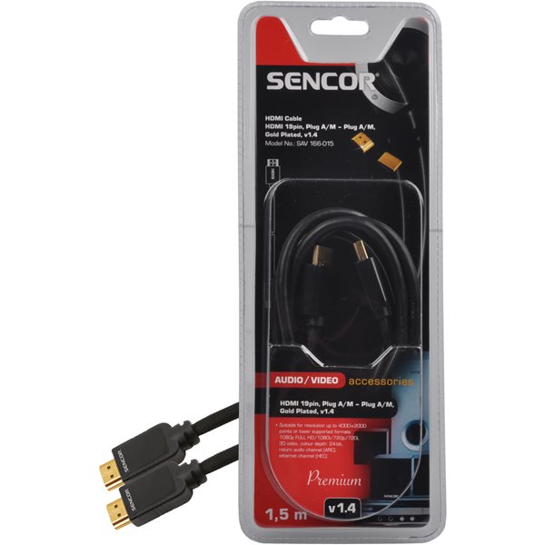 HDMI Kabel Sencor SAV 166-015 M-M 1,5 m