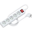 Prodlužovací kabel s vypínačem RETLUX RPC 28, 5 zásuvek, 1,5 m - bílý