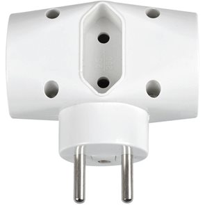 Rozbočka RETLUX RPC 62 1&#215;2,5A+2&#215;16A/250V - b&#237;l&#225;