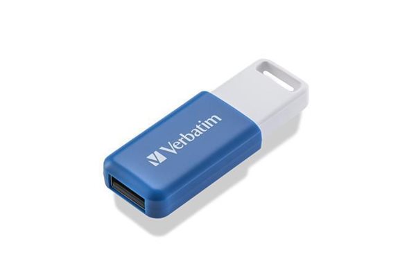 Levně Verbatim Flash disk "Databar", 64 GB, USB 2.0, modrá