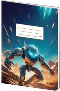 Sešit 544 linkovan&#253; pap&#237;rov&#233; desky - Sci-fi