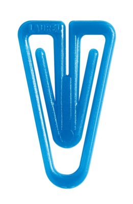 Levně RON Dopisová spona plastová tvar V 25 mm - 30 ks
