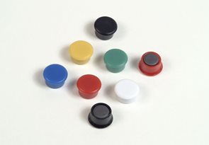 RON Magnet barevný kulatý 9 mm - 8 ks