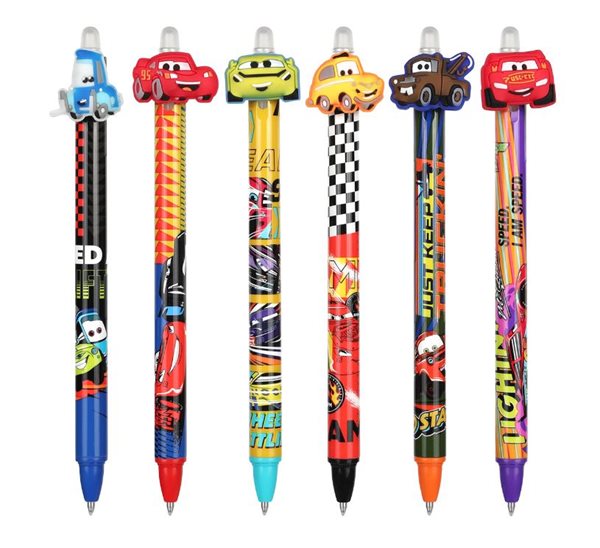 Gumovatelné pero Colorino - Cars, mix motivů
