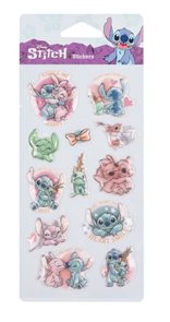 Pop-Up samolepky Colorino Stitch Pastel 3 - mix motivů a velikostí