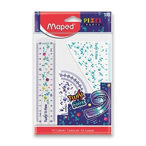 Prav&#237;tko MAPED Twist&#180;n Flex Pixel Party - sada 3 ks
